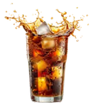 Softdrink mit Eis